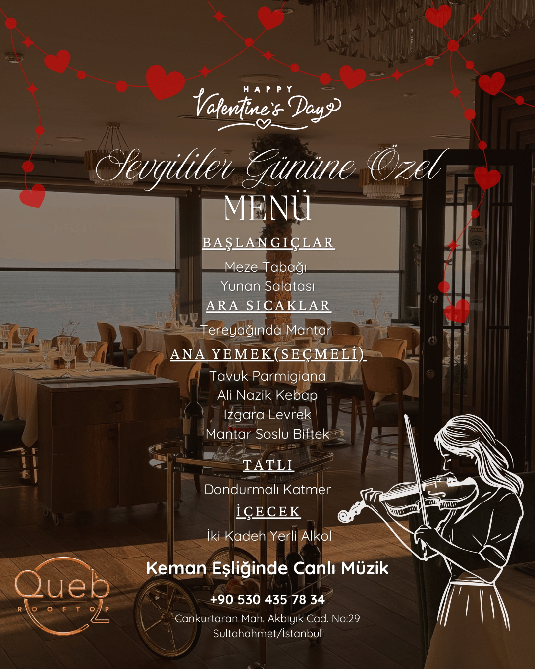 sevgililer günü menüsü