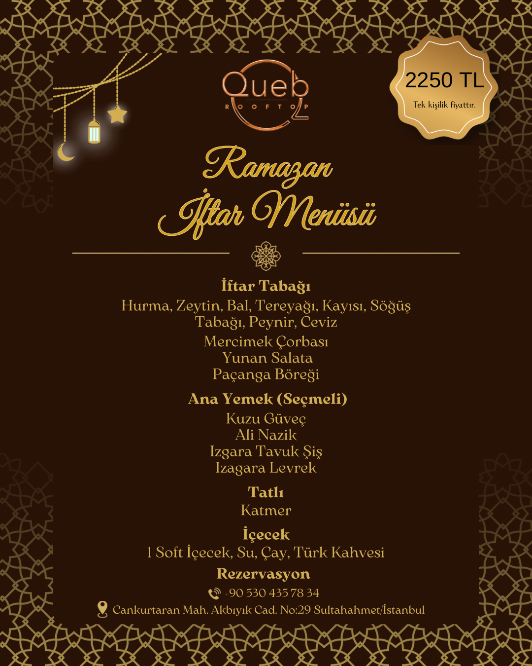 2026 iftar menüsü queb